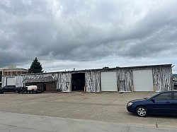 Commercial building, stripping for paint